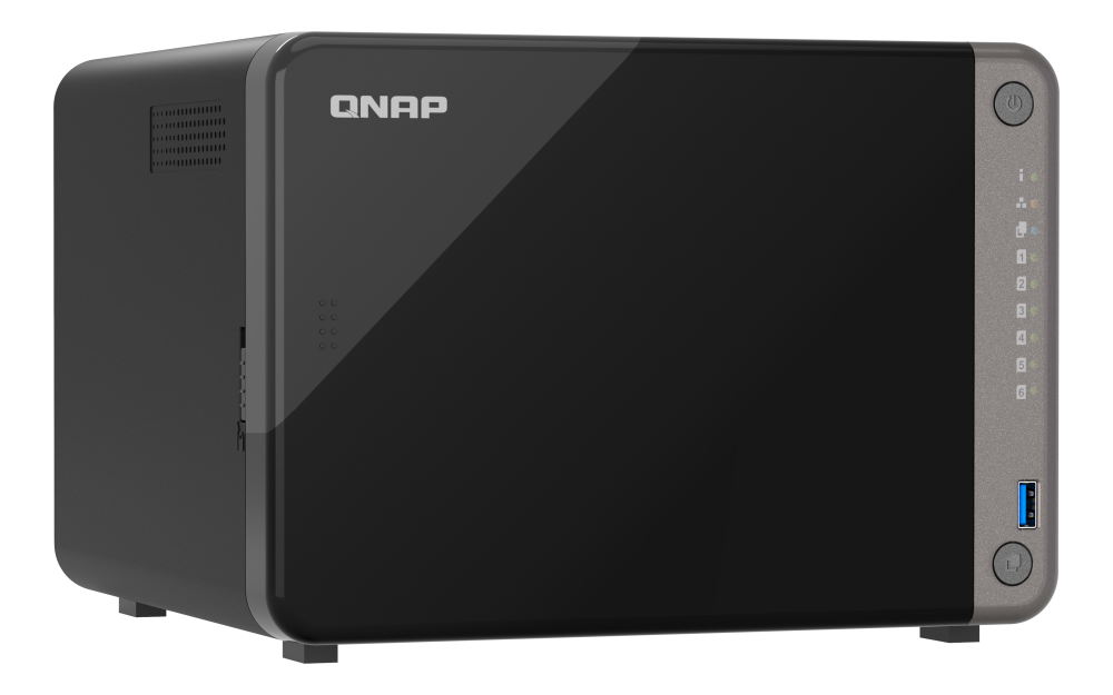 QNAP - 6-Bay NAS für KI-gestützte Video- und Bilderkennungsanwendungen - TS-AI642-8G