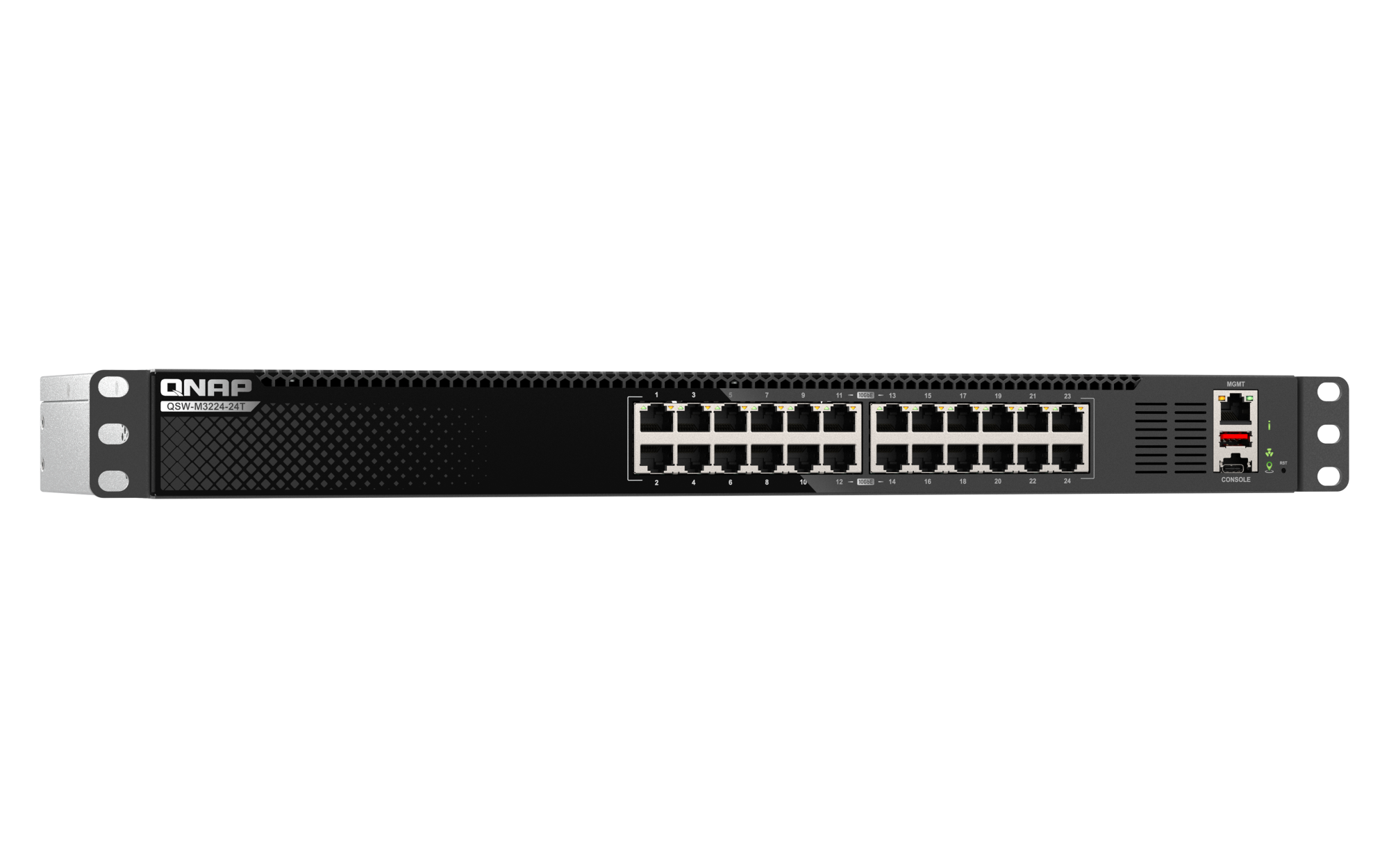 QNAP - 24 Port 10GbE L3 Lite Managed Rackmount Switch mit 10 GbE BASE-T Konnektivität - QSW-M3224-24T
