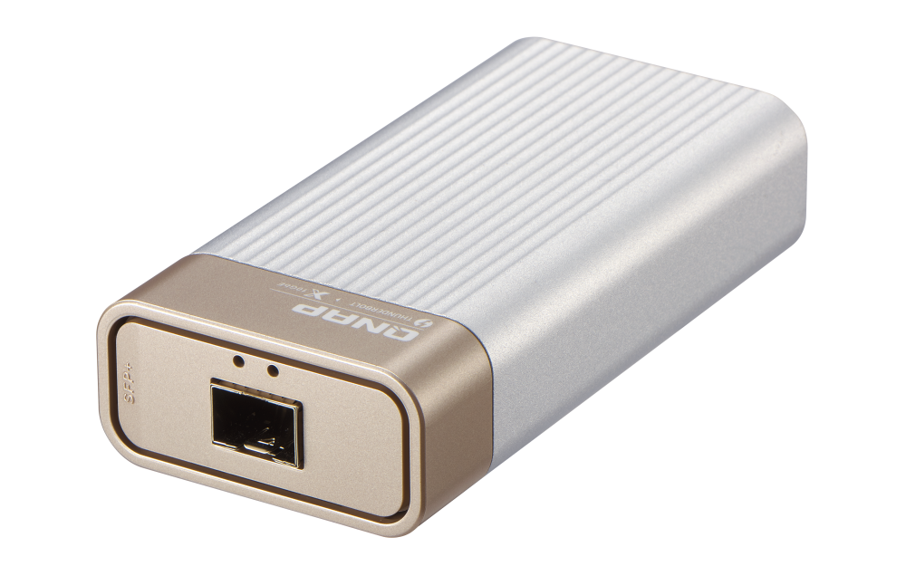 QNAP - Verbinden Sie sich mit 10GbE SFP+ Netzwerken über Thunderbolt - QNA-T310G1S