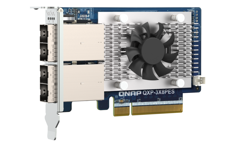 QNAP - PCIe x4 Erweiterungskarte - QXP-3X8PES