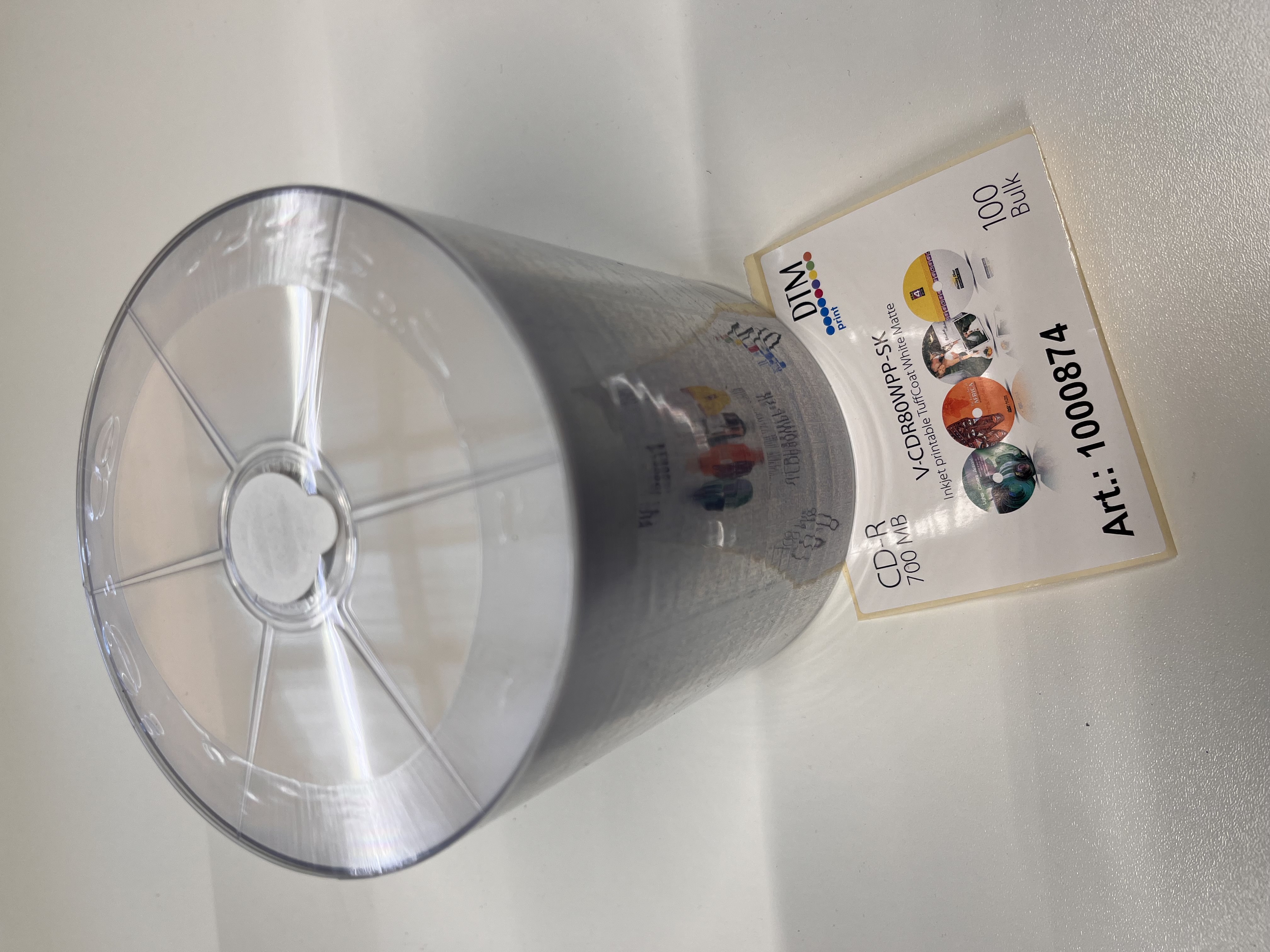 CD-R 'Standard' 700MB – Inkjet-bedruckbar, weiß & matt