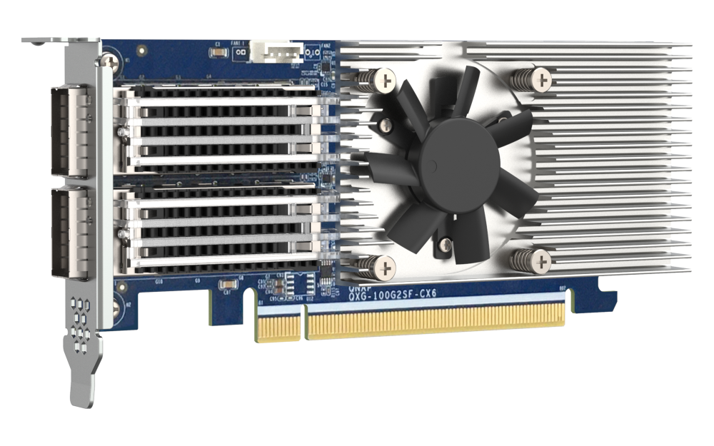 QNAP - Dual-Port 32GB Fiber Channel Host Bus Adapter - QXP-32G2FC