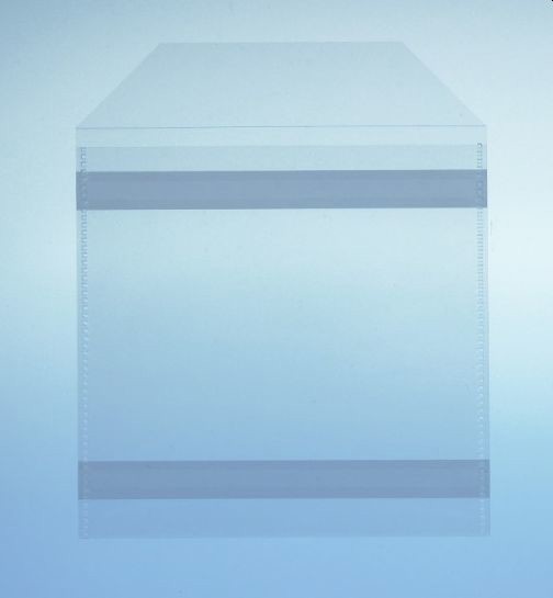 PP-Hülle transparent, mit Klappe und Rückensticker, für 1 CD