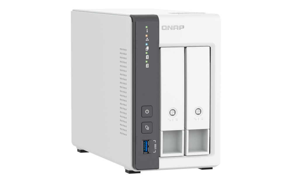 QNAP - 2-Bay NAS schnelles LAN 2.5GbE  - TS-216G