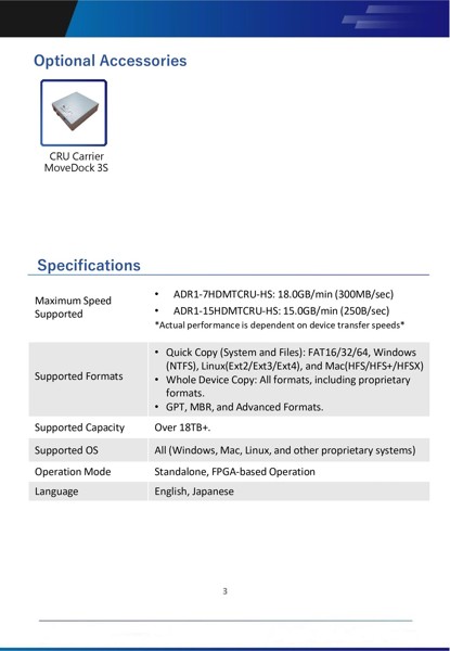 ADR CRU Producer MT HIGHSPEED 1 zu 15 Standalone
