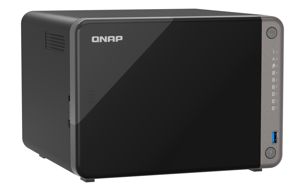 QNAP - 6-Bay NAS für KI-gestützte Video- und Bilderkennungsanwendungen - TS-AI642-8G