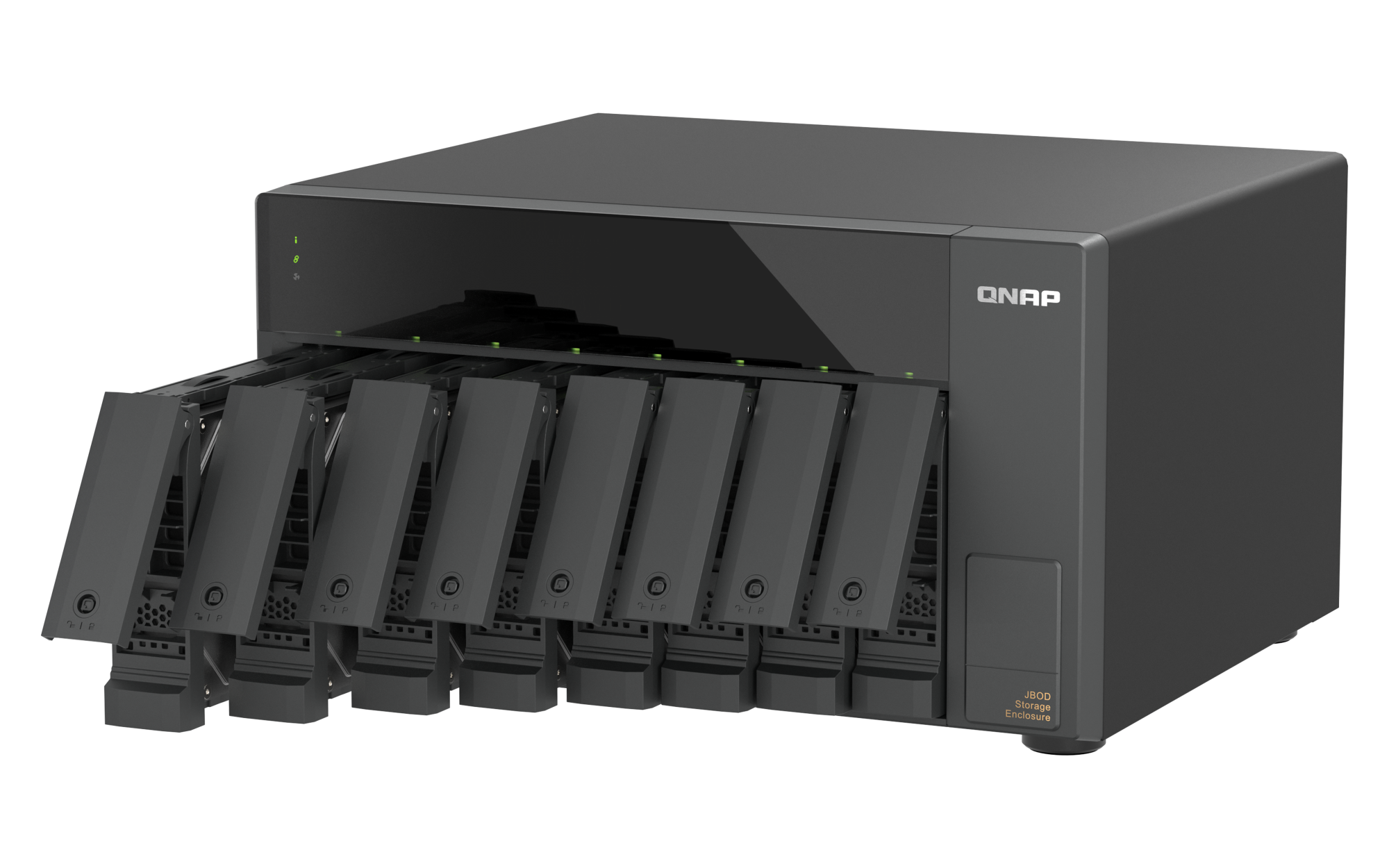 QNAP - 8-Bay Desktop USB 4 JBOD Speichererweiterung - TL-D810TC4