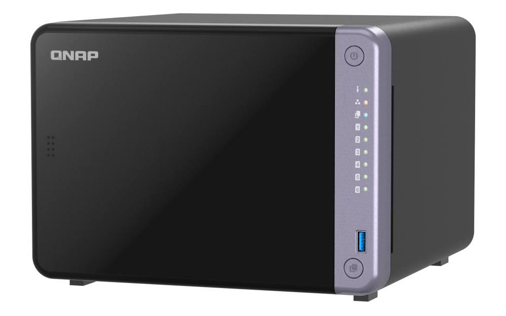 QNAP - 6-Bay NAS mit 10GbE und 4 GB RAM für professionelle Ansprüche - TS-632X-4G
