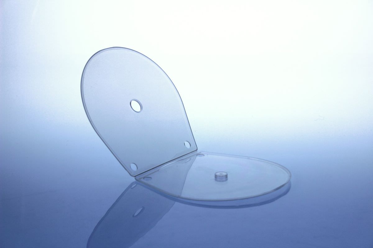 Shell PP Hülle, transparent, für 1 CD oder DVD