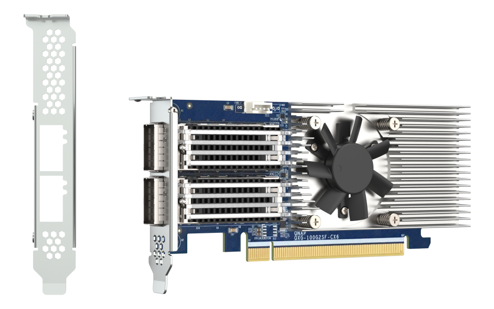 QNAP - Dual-Port 32GB Fiber Channel Host Bus Adapter - QXP-32G2FC