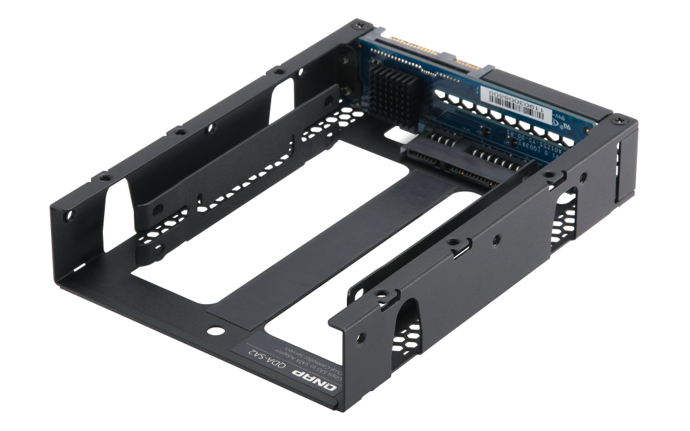 QNAP 2,5-Zoll-SATA-SSD-zu-3,5-Zoll-SAS-Laufwerksadapter- QDA-SA2-4PCS
