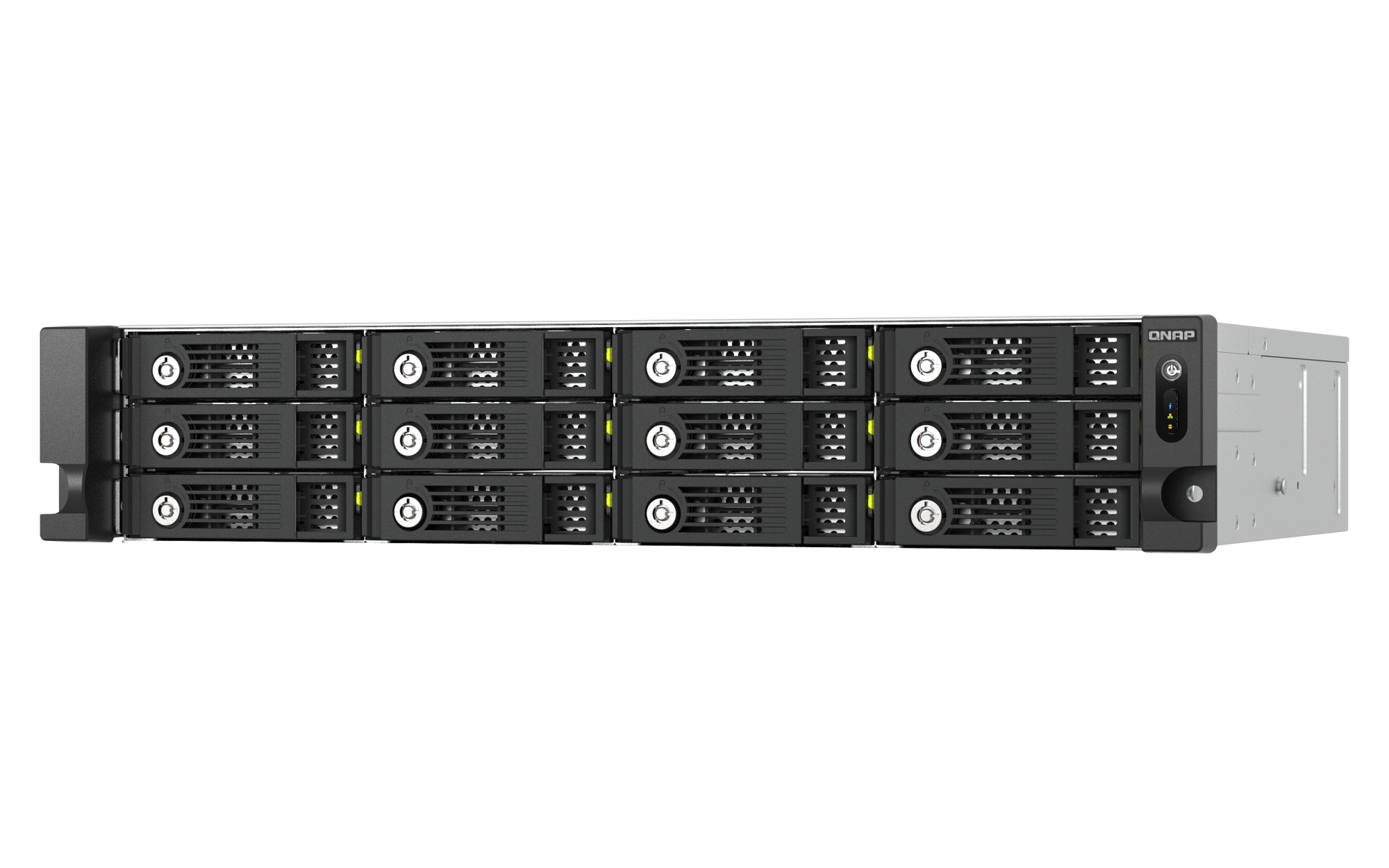 QNAP - 12-Bay Rackmount USB 4 JBOD Speichererweiterung, redundantes Netzteil - TL-R1210TC4-RP