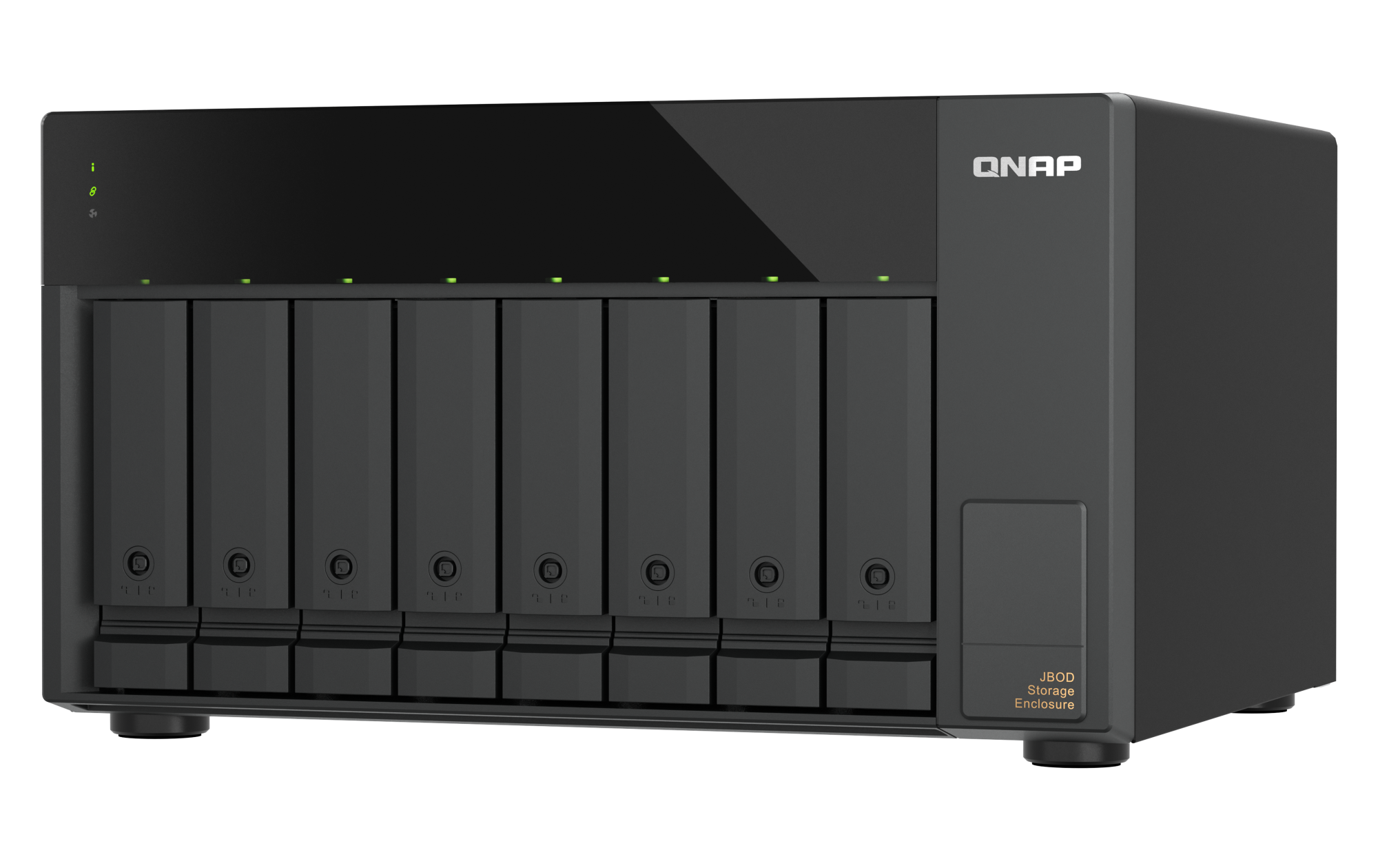 QNAP - 8-Bay Desktop USB 4 JBOD Speichererweiterung - TL-D810TC4