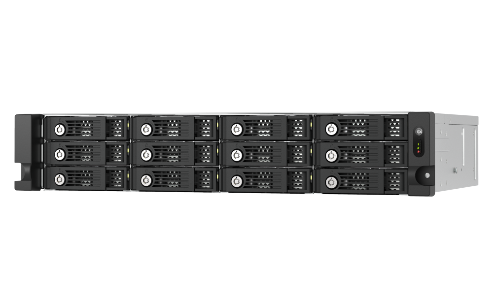 QNAP - 12-Bay JBOD NAS Erweiterungsgehäuse Rackmount SATA - TL-R1200PES-RP