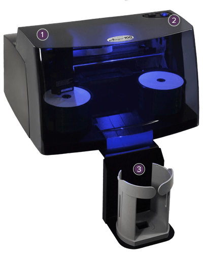 Rimage Allegro 100, 2x CD/DVD Recorder