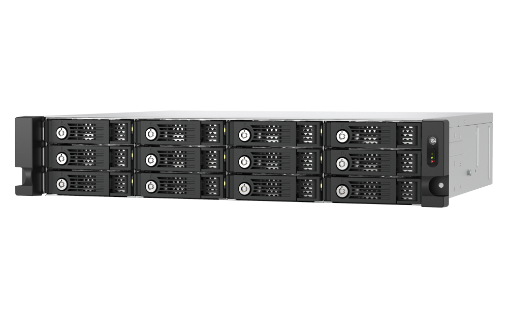 QNAP - 12-Bay JBOD NAS Erweiterungsgehäuse Rackmount SATA - TL-R1200PES-RP