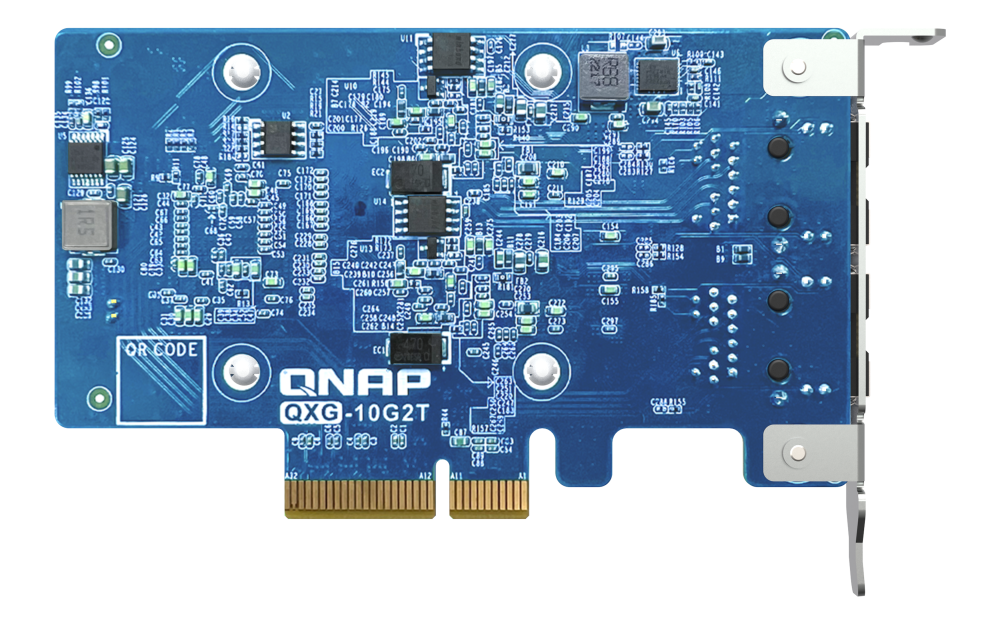 QNAP - 10GbE Erweiterungskarte, PCIe Gen3 x4 - QXG-10G2T