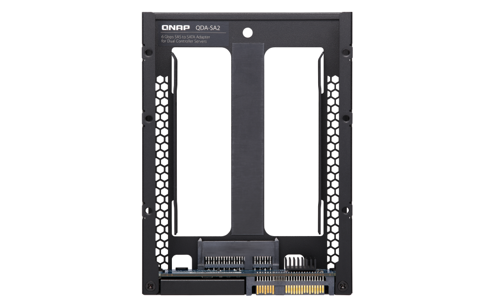 QNAP 2,5-Zoll-SATA-SSD-zu-3,5-Zoll-SAS-Laufwerksadapter- QDA-SA2-4PCS