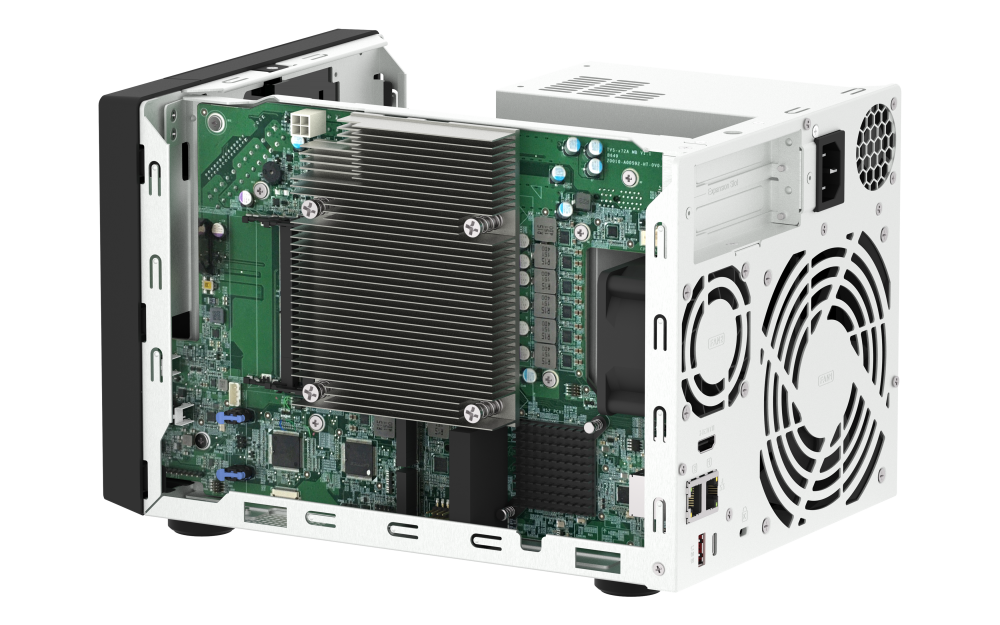 QNAP - 4-Bay NAS mit ZFS, Intel® Core i3, 2.5GbE - TVS-h474-i3-8G