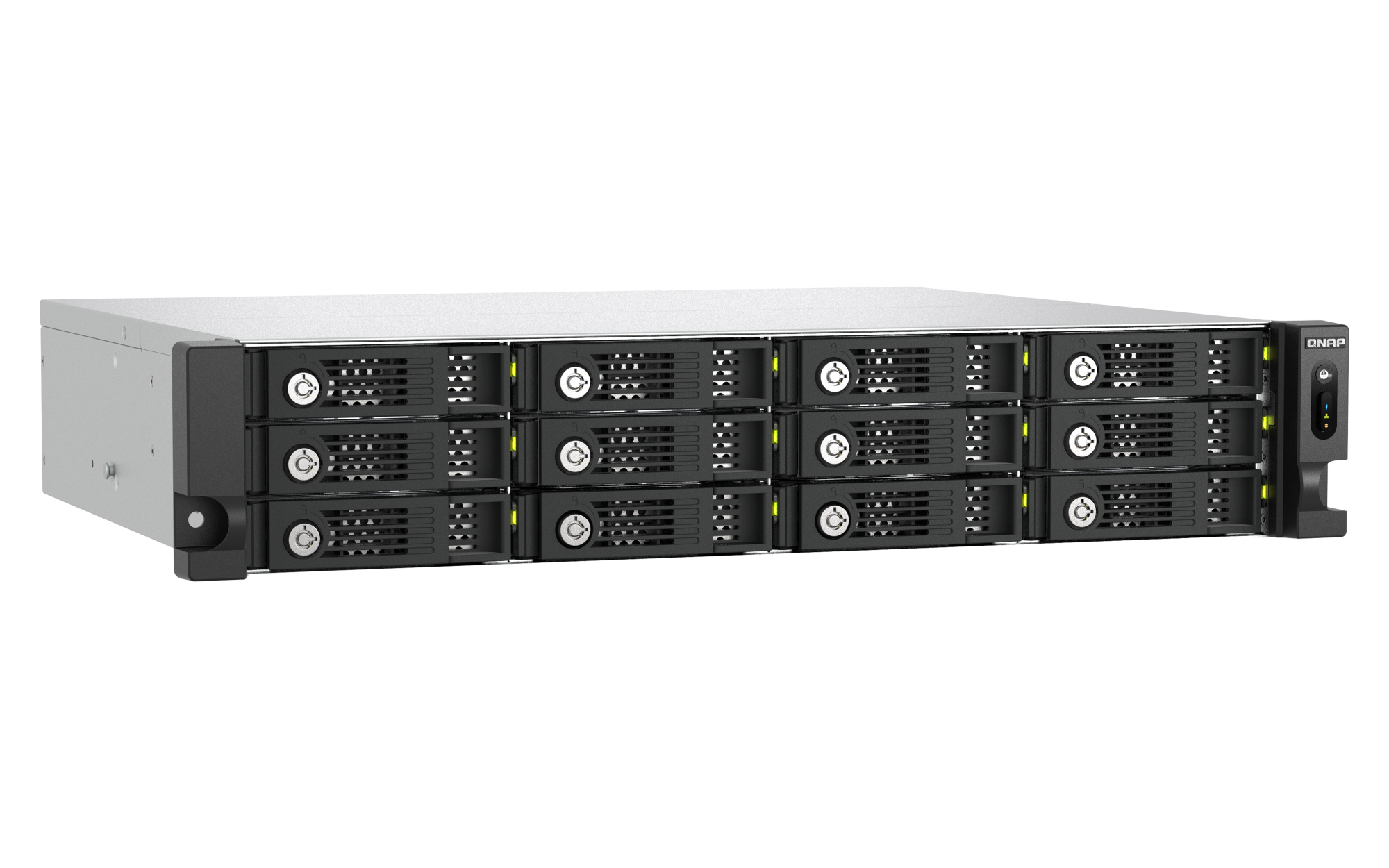 QNAP - 12-Bay Rackmount USB 4 JBOD Speichererweiterung, redundantes Netzteil - TL-R1210TC4-RP