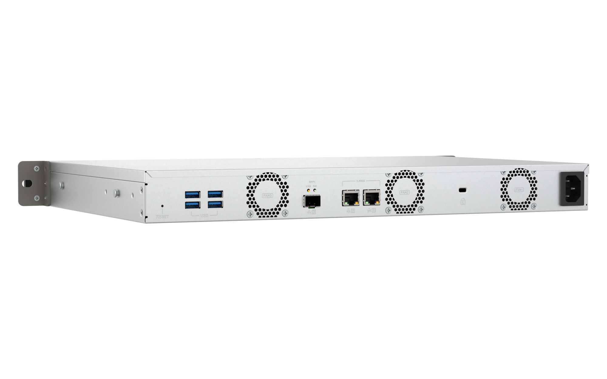 QNAP - 4-Bay 1U Rackmount NAS, 10GbE-Performance für kleine Racks - TS-432XeU-4G