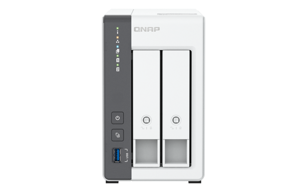 QNAP - 2-Bay NAS schnelles LAN 2.5GbE  - TS-216G