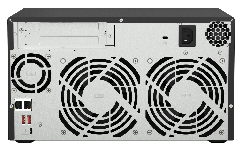 QNAP - Bundle 4-Bay NAS und 5 Port Switch mit Ryzen Power & 2.5GbE - TS-473A-SW5T