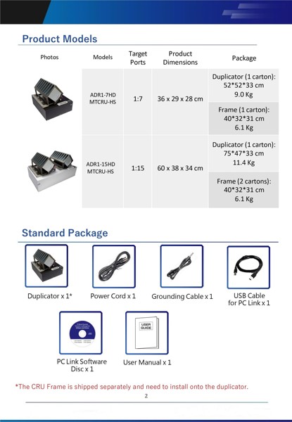ADR CRU Producer MT HIGHSPEED 1 zu 15 Standalone