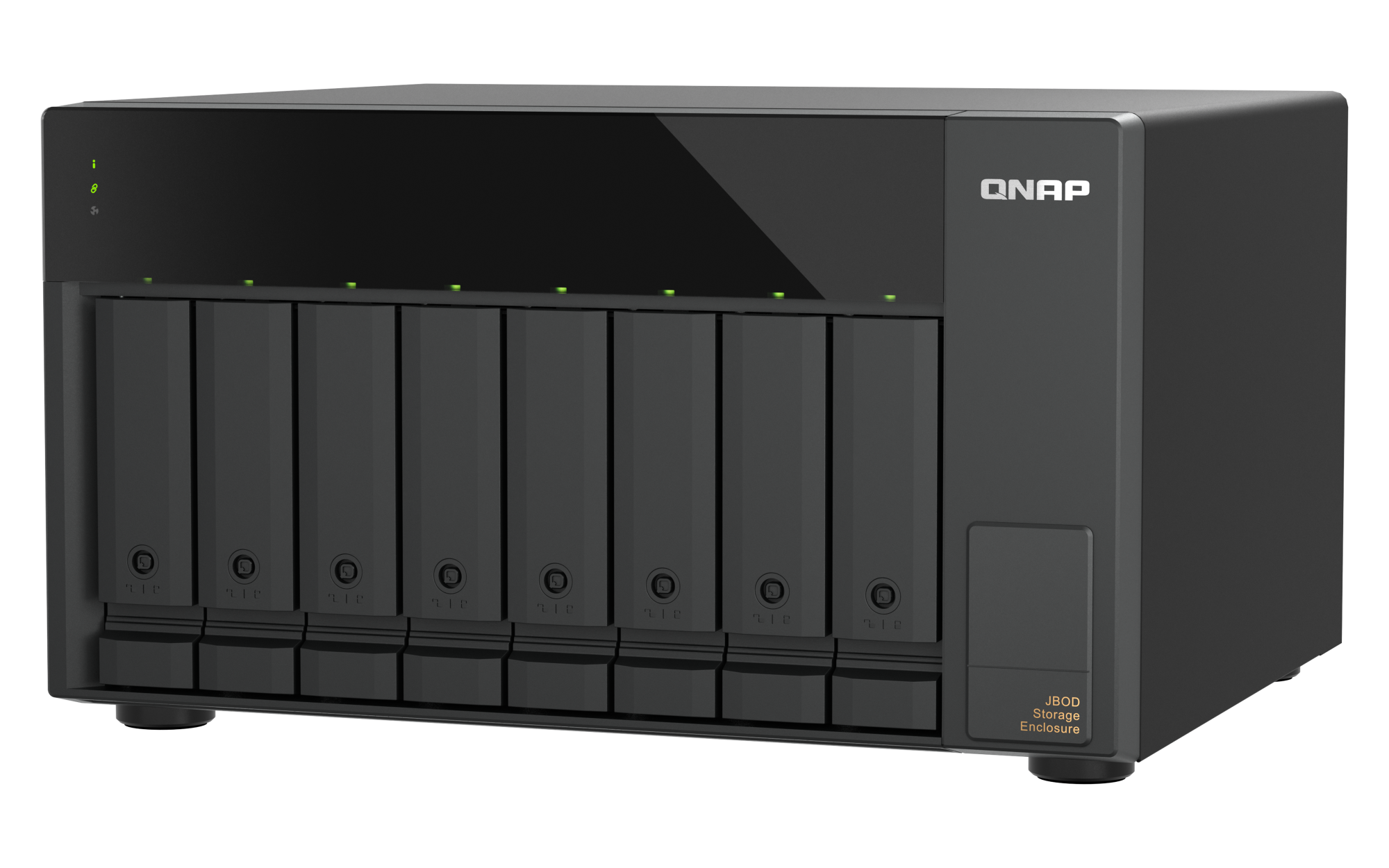 QNAP - 8-Bay Desktop USB 4 JBOD Speichererweiterung - TL-D810TC4