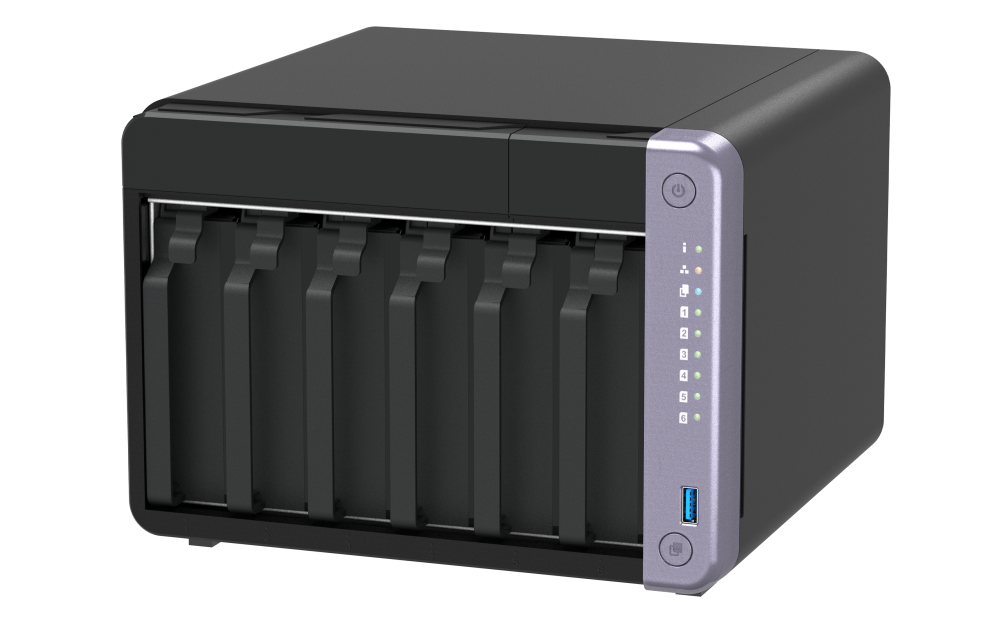QNAP - 6-Bay NAS mit 10GbE und 4 GB RAM für professionelle Ansprüche - TS-632X-4G