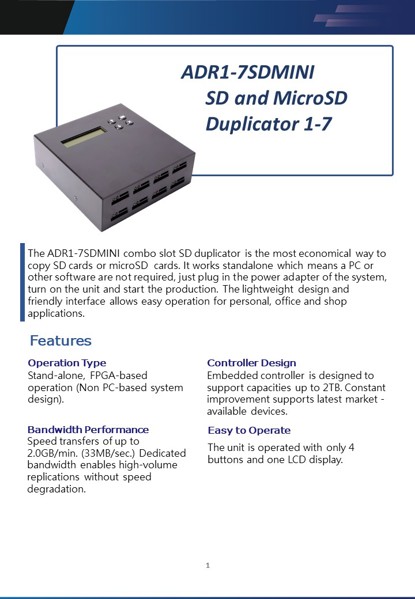 ADR SD Producer 1 zu 7 Mini