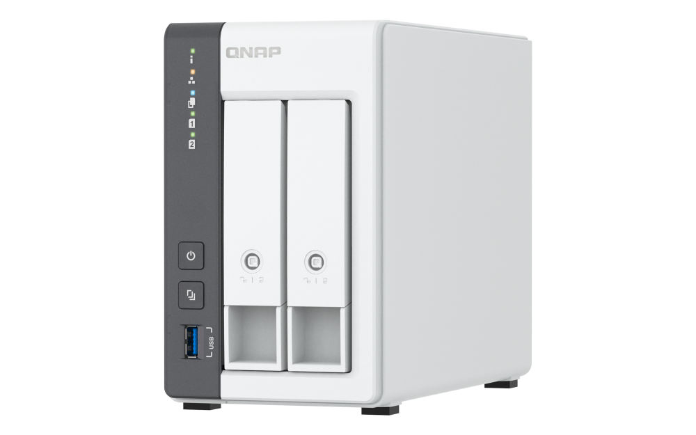 QNAP - 2-Bay NAS schnelles LAN 2.5GbE  - TS-216G