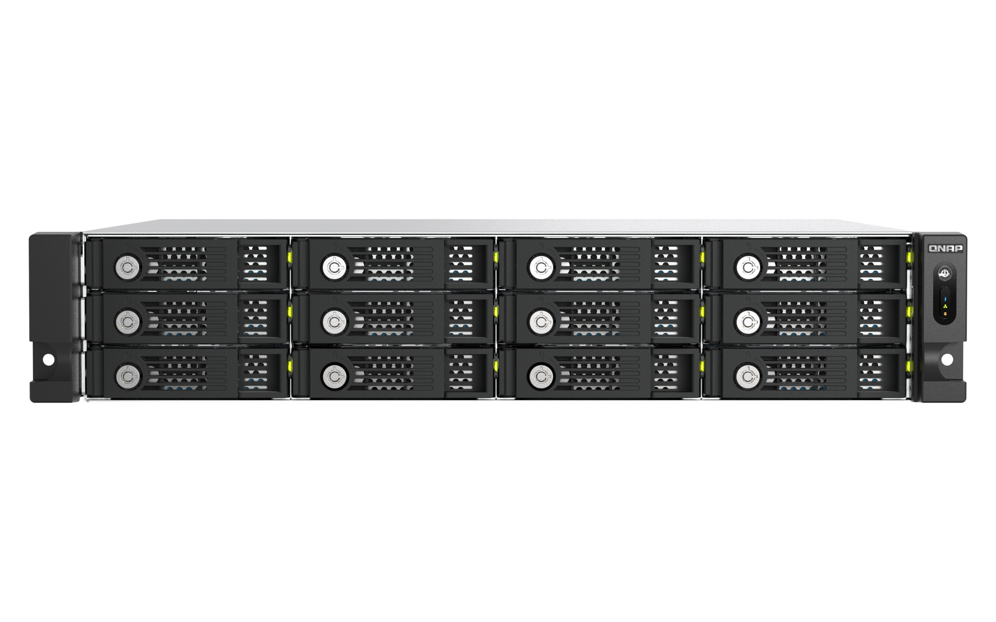 QNAP - 12-Bay Rackmount USB 4 JBOD Speichererweiterung, redundantes Netzteil - TL-R1210TC4-RP