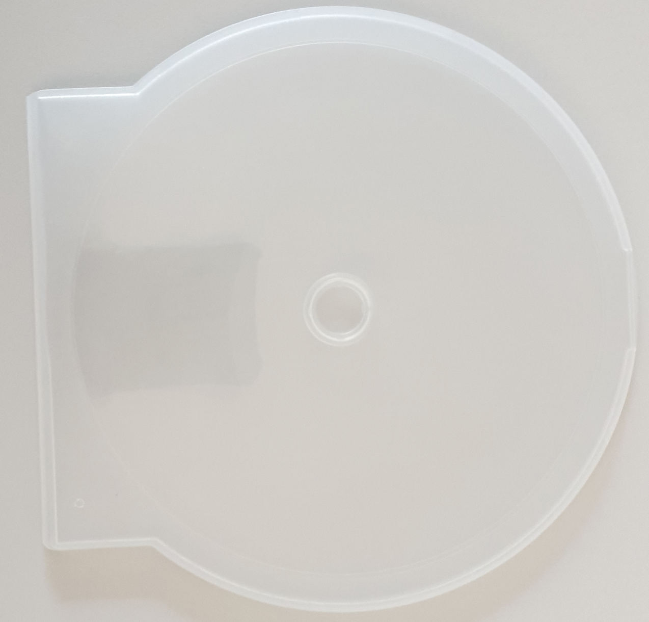 Shell PP Hülle, transparent, für 1 CD oder DVD