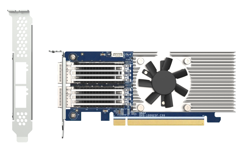 QNAP - Dual-Port 32GB Fiber Channel Host Bus Adapter - QXP-32G2FC