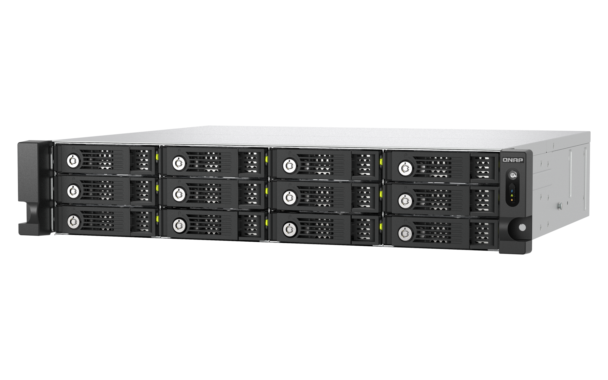 QNAP - 12-Bay Rackmount USB 4 JBOD Speichererweiterung, redundantes Netzteil - TL-R1210TC4-RP