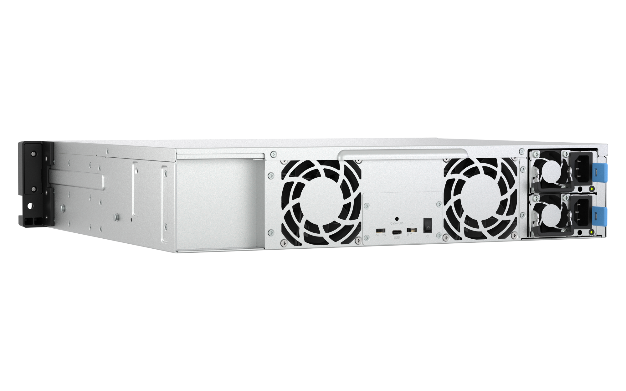 QNAP - 12-Bay Rackmount USB 4 JBOD Speichererweiterung, redundantes Netzteil - TL-R1210TC4-RP