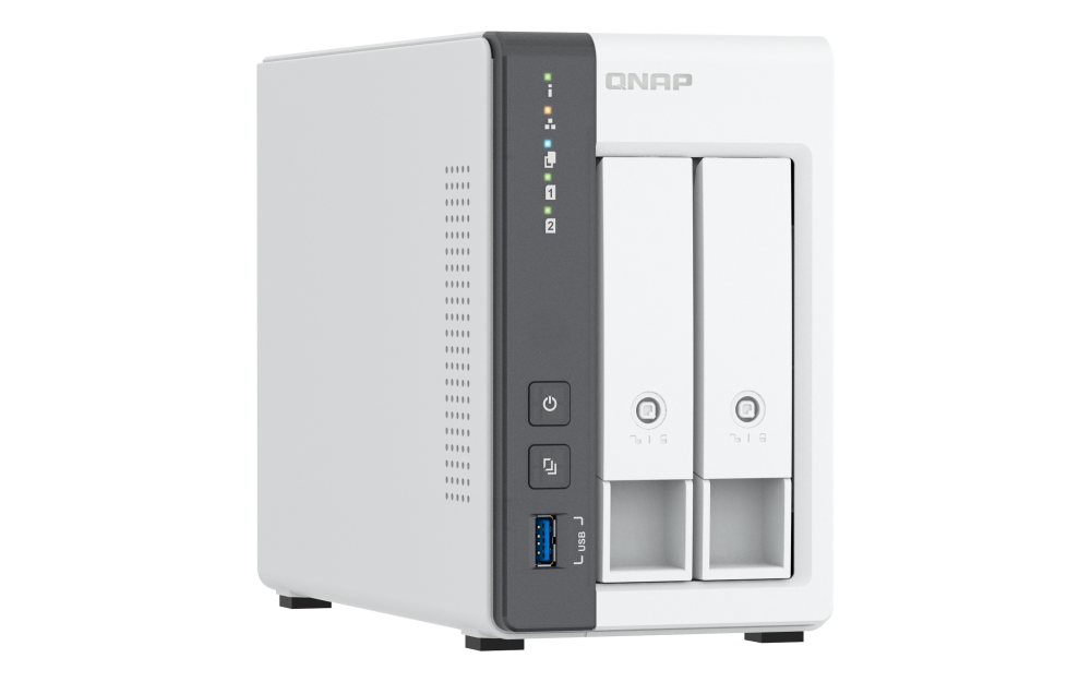 QNAP - 2-Bay NAS schnelles LAN 2.5GbE  - TS-216G