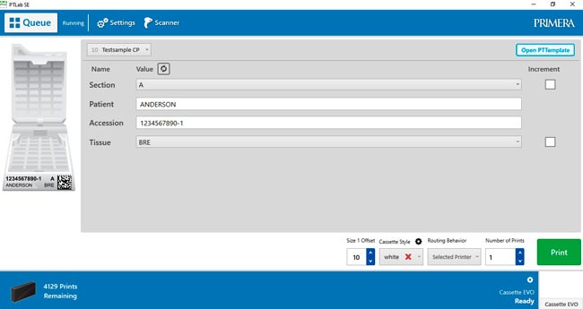 Primera PTLab PE Software (Professional Edition)