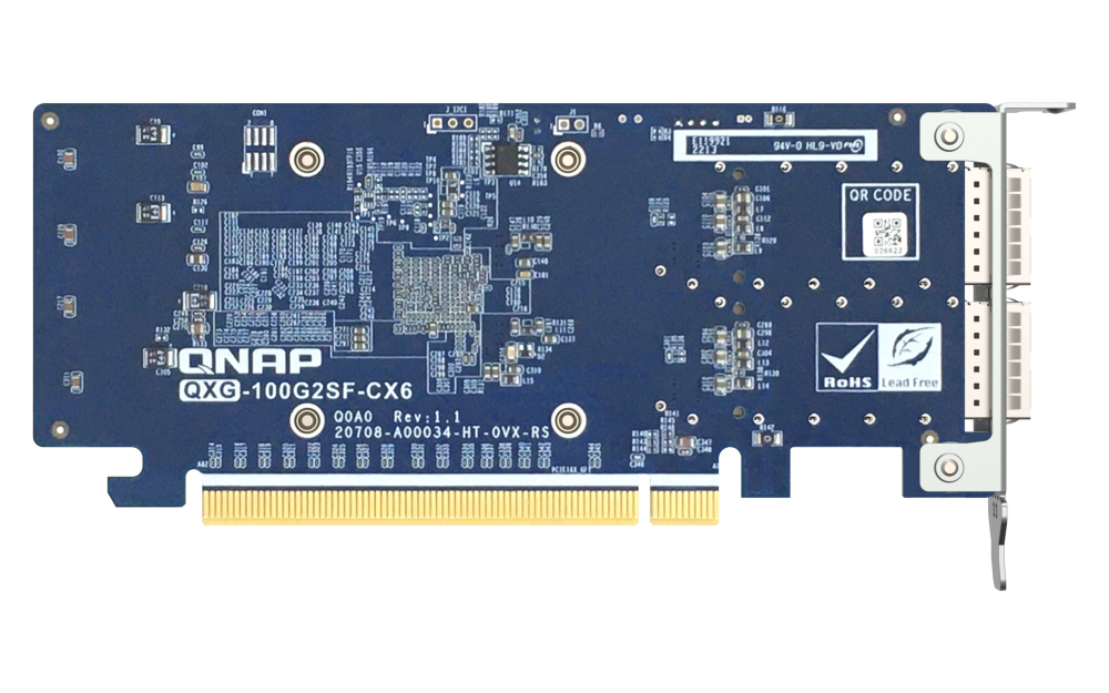 QNAP - Dual-Port 32GB Fiber Channel Host Bus Adapter - QXP-32G2FC