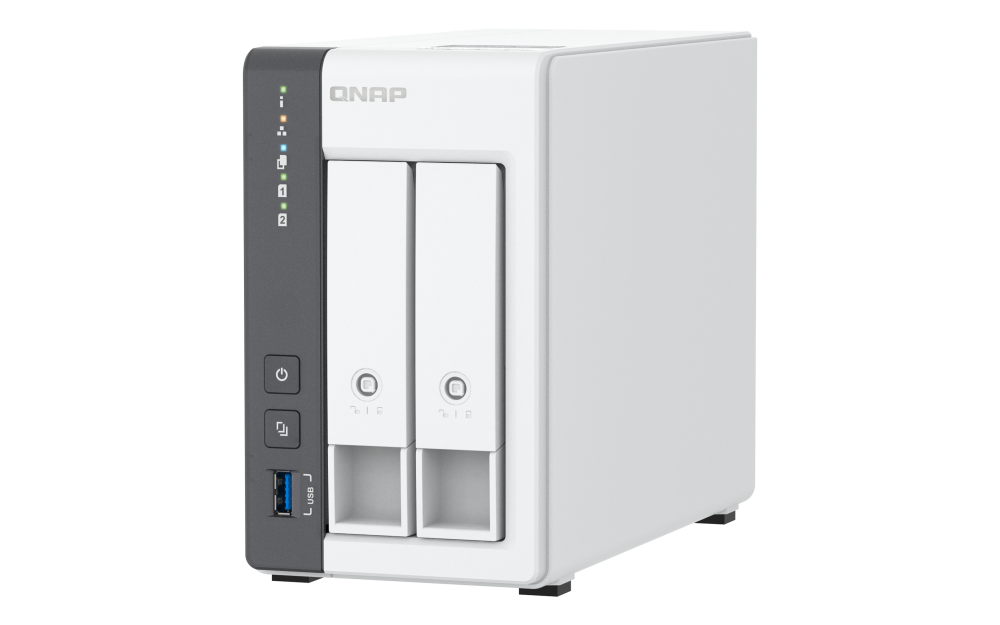 QNAP - 2-Bay NAS schnelles LAN 2.5GbE  - TS-216G