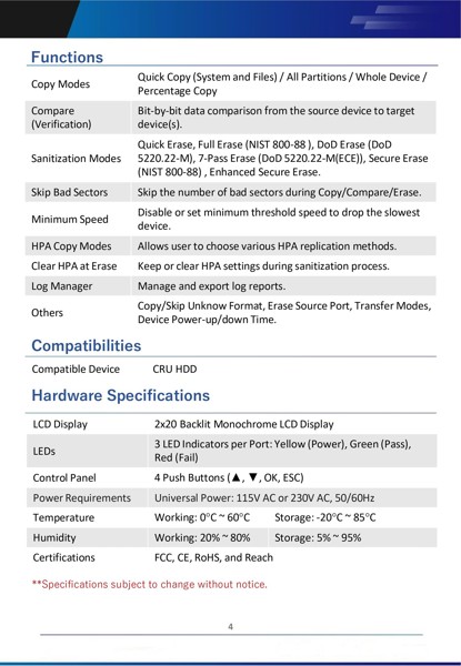 ADR CRU Producer MT HIGHSPEED 1 zu 15 Standalone